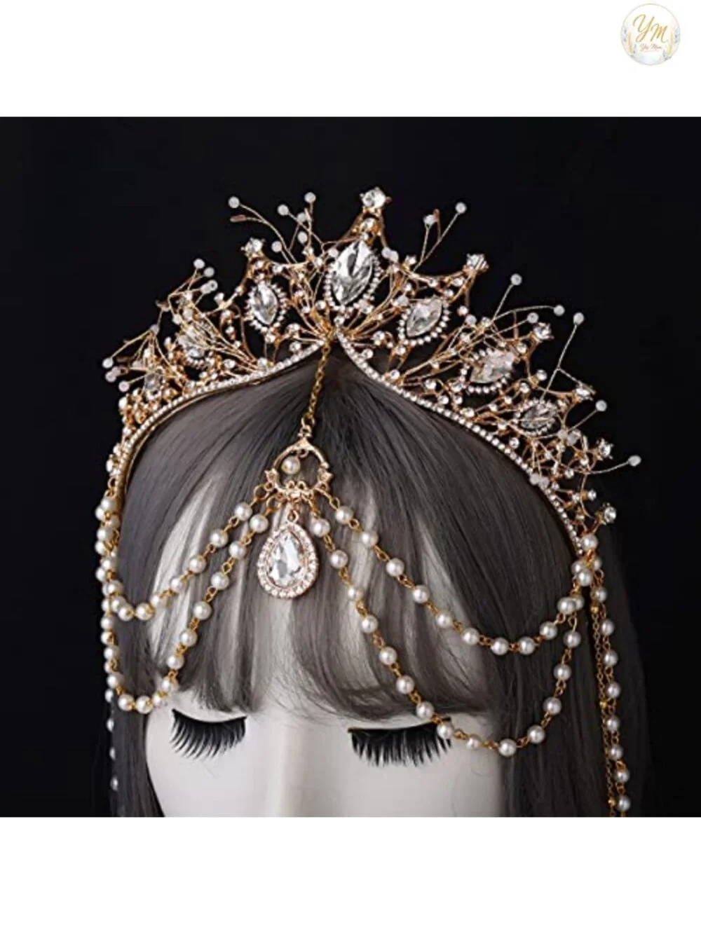 Goddess Halo Crown Headband Halloween Costume Headpiece Metal
